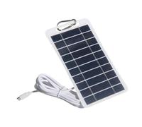 Small Solar Panel Portable, 360-Degree Adjustable, Stable Bracket, Charger
