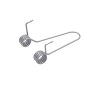 small springs,4Pcs Wire Diameter 1.0mm Double Torsion Spring Length 43.5mm Steel Clips