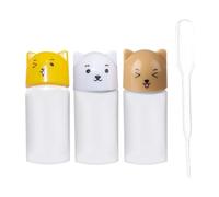 Small Squeeze Bottles for Condiments - Leak Proof Mini Salsa Containers, Easy Fill Portable Vestidor Bottles, Reutilizable Travel Food Storage Containers Ketchup, BBQ Salsa, Syrup | Lunch Box Picnic