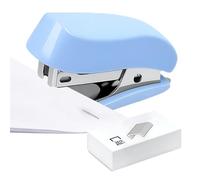 Small Stapler For School, Portable Booklet Paper Binding Tool For Office, Built-in Staple Remover Mini Stapler, School Classroom Studio Outdoor Travel