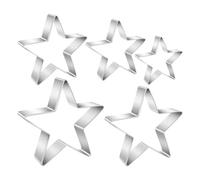 Small Star Cookie Cutter - 5 Pieces Mini Stainless Steel Food-Grade Tool