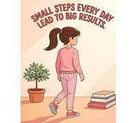small steps every day leads to big results empty ruled journal from MellowSprout