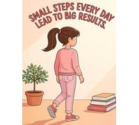 small steps every day leads to big results empty ruled journal from MellowSprout