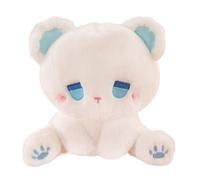 Small Stuffed Bear, Plush Animal Doll, Soft Cuddly Pillows Toy, Huggable Cozy Design, Cute Nursery Decoration, for Babies, Boys, Girls, Parties Favors and More