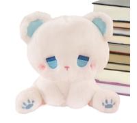 Small Stuffed Bear, Plush Doll Toy, 3.94x3.94in Cuddly Soft Pillow, Hugging Design, Gentle Fabric for, Home Decor, Baby Room, Favors, Boys, Girls, Animal Pillow