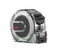 Small Tape Measure - High-Accuracy Retractable for Layouts | High-Contrast Yellow Blade with Friction Slide Lock & Metric Markings for Construction, Engineering, Home Improvement and Woodworking