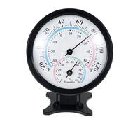 Small Thermo Hygrometer, 2 en 1 interior Monitor, 2,95 x 3,35 pulgadas Mechanical Analog Gauge, Easy Read Temperature and Humidity Meter, ideal para cajas de desayuno, refrigeradores