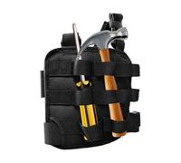 Small Tool Belt Pouch, Storage Belt Bag Tool, 26,5/21,9/4in, Multi Function portátil, Classified Organizer Design, Electrician Tool Pouch for Construction Workers (Black)