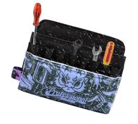 Small Tool Pouch - Magnetic Waist Bag Oxford Material Heavy Duty Tool Holder, Convenient Organizer for Accessories and Film | for auto car work electrician construction carpenter handyman DIY maintena