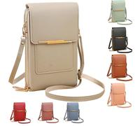 Small Touchscreen Phone Crossbody Bag for Women - Anti-Theft Crossbody Bags for Women, Phone Wallet Purse, Mini Crossbody Bag (Grey)