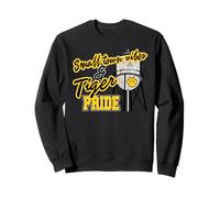 Small Town Vibes and Tiger Pride School Spirit Amarillo Negro Sudadera