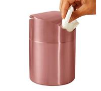 Small Trash Bin Swing - Top Compact Wastebasket Trash Container Recycling | Brushed Garbage Bin Recycling Container Stainless For Tabletop Countertop Narrow Spaces Living Room Kitchen Bedroom Corner