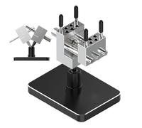 Small Vise, 2-in-1 Desk Vice, Non-Slip Precision Clamp, Heavy-Duty Portable Press, Adjustable Bench Tool with Quick-Release Mechanism and Durable Build for Jewelry-Making Woodworking Garage