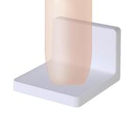 Small Wall Shelf - Strong Adhesive Multifunctional Acrylic Rack, No Drilling Storage Shelf | Kitchen Bathroom Organizer For Soap Sponge Bedroom Use | Thickened Wall Mounted Ledge For Home Storage