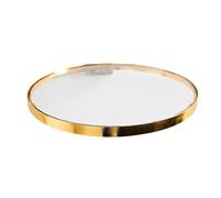 Small Wall Shelves - Bathroom Wall Mounted Shelves | Floating Glass Shelf For Bathroom, Walls Mounted Gold Walls Decor, Reusable Decorative Floating Round Glass Shelf For Kitchen, Bedroom, Living Room