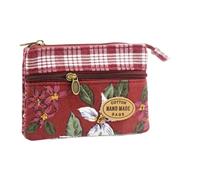 Small Wallet Women - Compact Coin Purse for Travel Daily Use | PU Leather Zipper Closure with Vintage Boho Design, Lightweight Storage Organizer for Cash Cards Keys in Handbags Backpacks Outdoor Trips