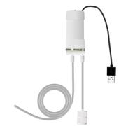 Small Water Pump - Silicone PP 10x3.5cm | Electric Self Priming USB Siphon Aquarium Pump, Portable Water Transfer Tool | For Pool Garden Aquarium RV Basement Outdoor Use