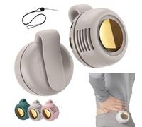 Small Whirlwind Clip Waist Neck Fan, Portable Silent Mini Clip On Fan for Clothes, Usb Rechargeable Clip-On Hands-Free Fans 3 Speeds, Wearable Cooling Fans for Outdoor/Travel/Office/Shirt (white)