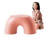 Small Wooden Stool, Plant Stand, Indoor Step Stool For Kids | School Rainbow Design Smalls Stools | Comfortable Kids Furniture For Living Room, Bedroom, Study, Kitchen, Bathroom, Garden, Patio