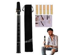 Small Woodwind Sax, Travel Saxophone Tool, Portable Sax Instrument, Compact Wind Instruments, 1.38x14.57 Inches, Ideal for Practice at Home, on Stage, or Outdoors