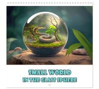 Small world in the glas sphere (Wall Calendar 2026 12" x 24" / 30 x 60 cm (abierto)) CALVENDO 12 Month Wall Calendar