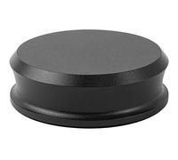 SmallBen SmallBen Estabilizador de Peso con Almohadilla Protectora de Cuero - 9 onzas de Peso de Vinilo - Estabilizador LP Duradero y Elegante - Se Adapta a Cualquier Tocadiscos - Negro Mate