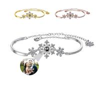 Smallduuck Pulsera personalizada alas de ángel para mujer pulsera de proyección te quiero 100 idiomas