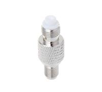 smallJUN Ambos Hembra SMA a Fme Hembra Macho RF Macho Recto Fme Cable coaxial Adaptador Hembra Adaptador