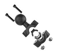 smallJUN Rail Mount 1 Inch Ball Car Headrest Motocicleta Scooter Espejo retrovisor Stem Bar Mount para Gar Min para Ram Mounts Motorcycle Mount Black