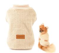 SMALLLEE_LUCKY_STORE - Suéter de felpa acanalado para mascotas, prenda de invierno para cachorros y gatos o perros pequeños como los chihuahua o yorkshire