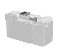 SMALLRGI Empuñadura para Pulgar para Sony Alpha 7C II/Alpha 7CR / Alpha 7C, Diseño Ergonómico, Zapata Fría Incorporada, para Luz, Micrófono, Peso de Solo 8 g (Plateado) - 4818