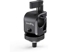 SMALLRIG 15mm Rod Clamp con Tornillo de 1/4'' y Orificio de Rosca de 1/4" para Sujetar Micrófonos de Cámara/Grabadoras de Sonido/luz LED - 860