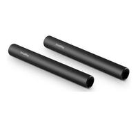 SmallRig 15mm varillas de aleación de aluminio negro 2 piezas M12 4 pulgadas