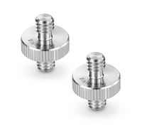 SMALLRIG 2 Piezas 1/4 Macho a 1/4 Macho Rosca de Tornillo con espárrago de Doble Extremo, Adaptador de Tornillo de cámara - 828