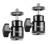 SmallRig 2059 Zapata para cámara de 1/4" con tornillo adicional de 1/4" (paquete de 2 unidades)