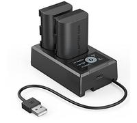 SMALLRIG 2Pack Batería LP-E6NH 2040mAh y Cargador USB-C para Canon - 3821 | para Canon R5 C, R, R6 MII, 5D IV/III/II, 5DS, 6D, 6D II, 7D, 7D II, 60D, 70D, 80D, 90D