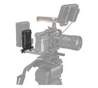 SmallRig 3498B Adaptador de baterÃa de montaje en V Placa con doble abrazadera de barra