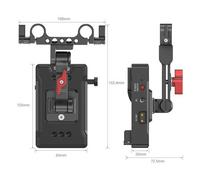 SmallRig 3499B Adaptador de baterÃa de montaje en V Placa con brazo extensible