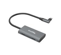 SmallRig 4-in-1 USB-C Hub PD 100W / USB-C 3.1 / USB-C 2.0 with Audio Adapter x 2 4598