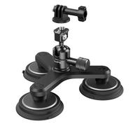 SmallRig 4468 Kit de soporte de triple ventosa magnética para cámaras de acción