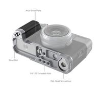 SmallRig 4555B Empuñadura en forma de L para Fujifilm X100VI / X100V plata
