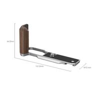 SmallRig 4803 Impugnatura a L in legno per Nikon Z fc, argento