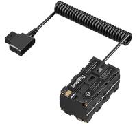 SmallRig 4884 Cable de alimentación de D-Tap a batería ficticia NP-F de doble cara