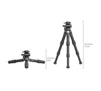 SmallRig 5025 Kit de trípode de mesa de fibra de carbono resistente