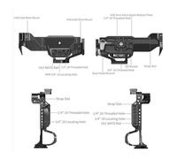 SmallRig 5147 Jaula para Panasonic LUMIX S1R II/S5 II/S5 IIX/G9 II w. Empuñadura Batt