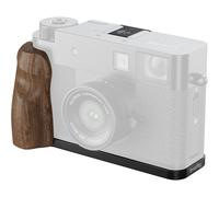 SmallRig 5224 Piastra di montaggio a L con impugnatura in legno per FUJIFILM X half, nero
