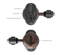 SmallRig 5238 EmpuÃ±adura lateral de madera con tornillos ARRI pos. 1/4 -20+3/8 -16