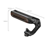 SmallRig 5251 Empuñadura superior de madera con abrazadera NATO