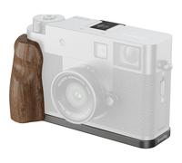 SmallRig 5394 Piastra di montaggio a L con impugnatura in legno per FUJIFILM X half, argento antracite
