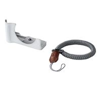 SmallRig 5431 Kit de media funda de piel para Canon EOS R50 V (Blanca)